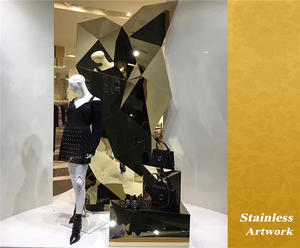 China Manufacturer of Stainless Steel Sculpture For Shopping Mall  